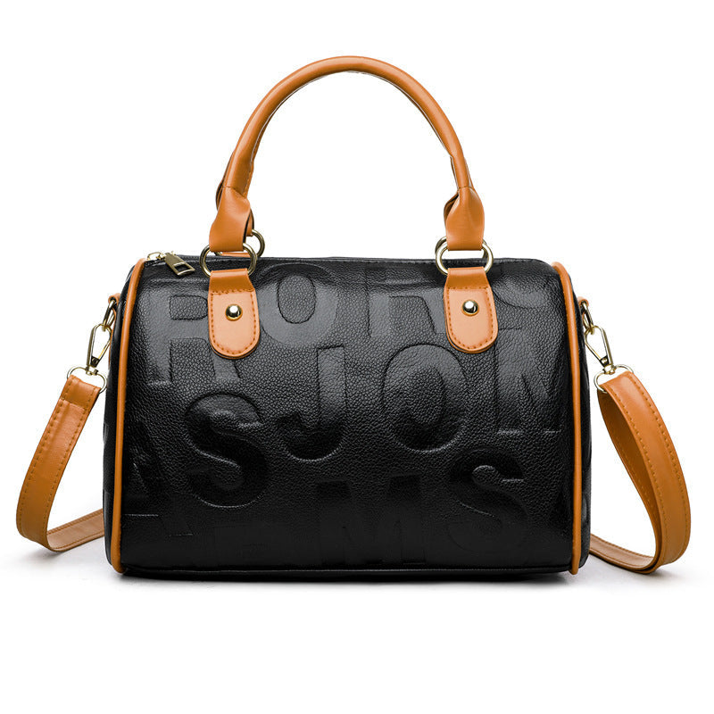 Premier Leather Authentic Leather Tactile Feel Large-capacity Crossbody Bag